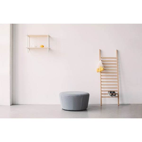 Naïve konyakbarna bőr puff, ø 72 cm - EMKO-image-3