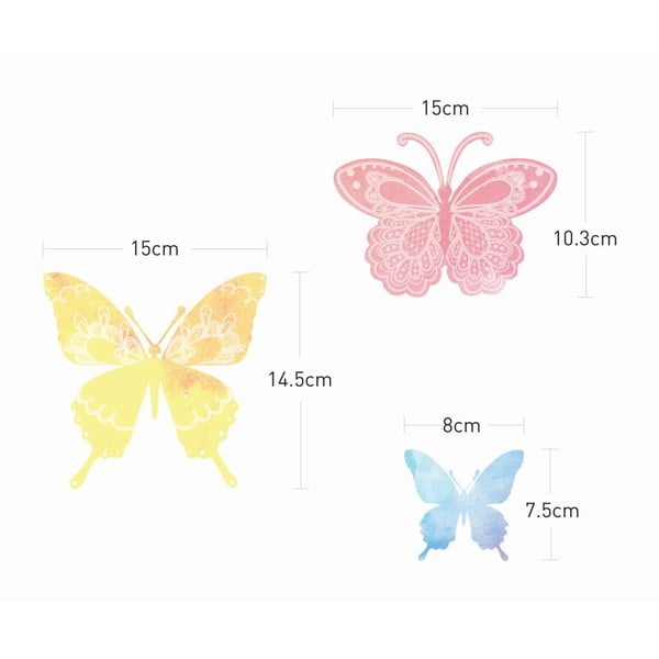 Artistic Butterflies 24 db-os falmatrica szett - Ambiance-image-3