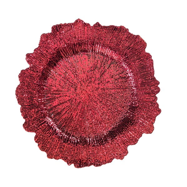 Piros tányér, ⌀ 35 cm - Brandani