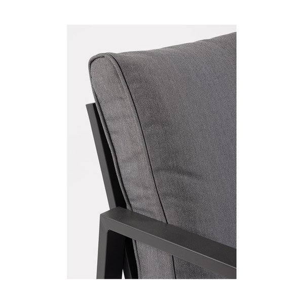 Antracitszürke alumínium négyszemélyes kerti lounge szett Hilde – Bizzotto-image-2