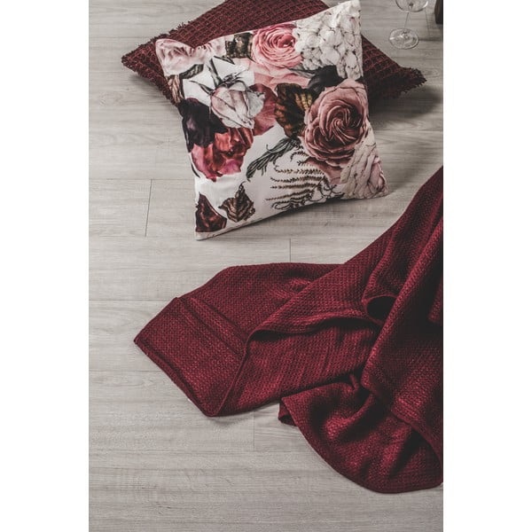 Waffle barna pamut díszpárna,  45 x 45 cm - Tiseco Home Studio-image-3