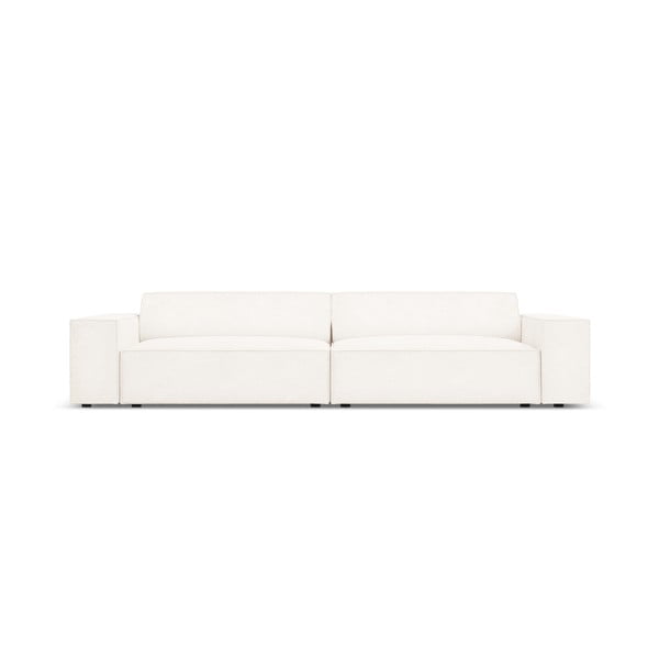 Bézs buklé szövet kanapé 204 cm Jodie – Micadoni Home