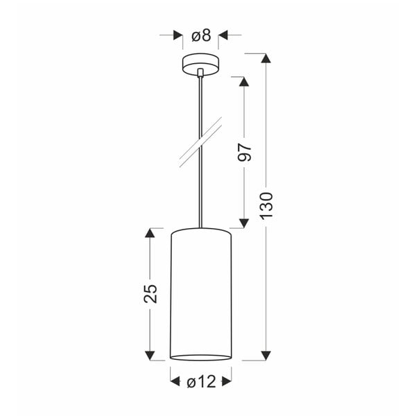 Natúr színű függőlámpa ø 12 cm Aragona – Candellux Lighting-image-2