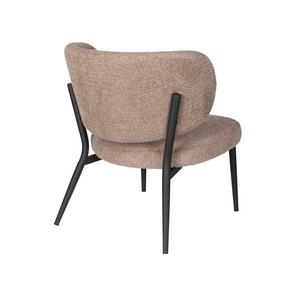 Világosbarna fotel Sanne – White Label-image-4