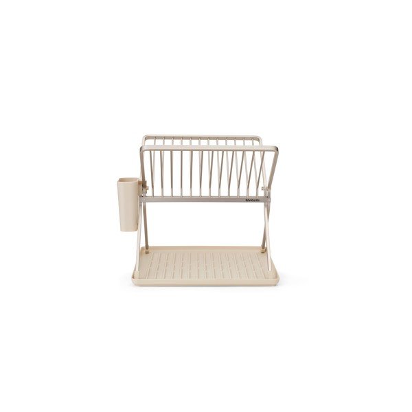 Bézs fém kétszintes edényszárító 37x33 cm – Brabantia