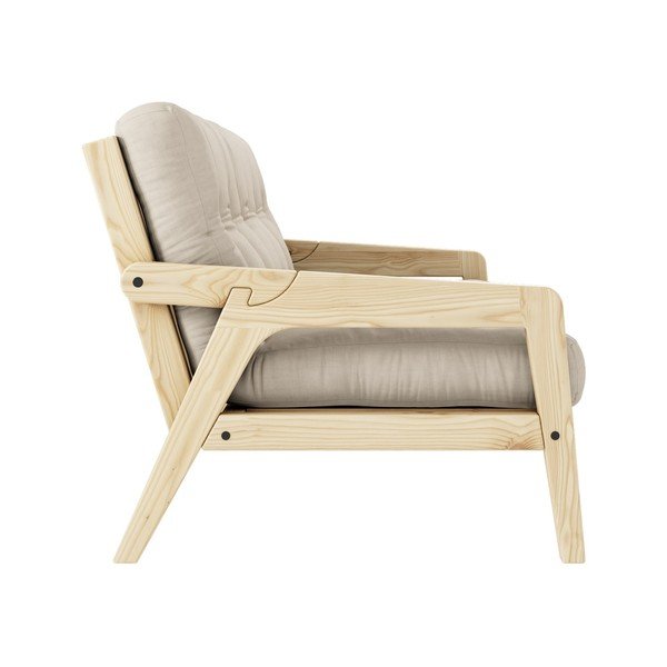 Grab bézs kinyitható kanapé 204 cm - Karup Design-image-4