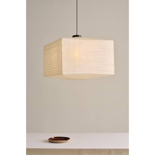Bézs papír függőlámpa ø 70 cm Signe – Jotex-image-1