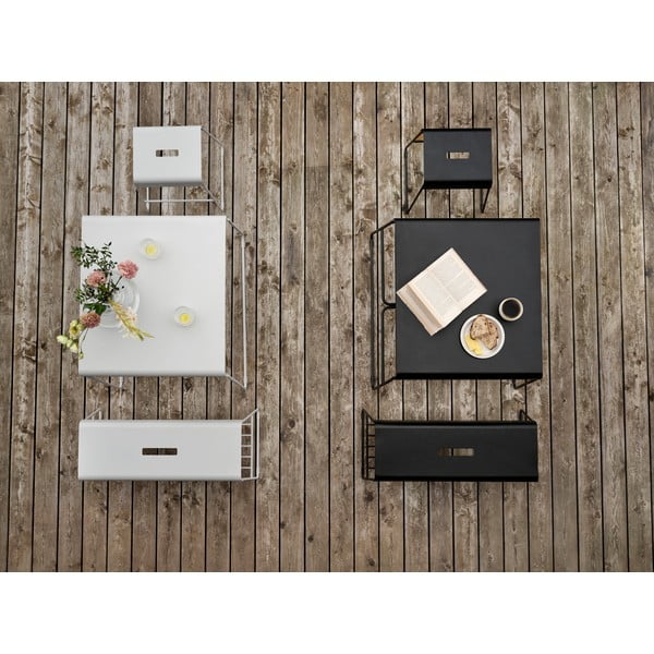 Fekete fém ülőkés cipőtartó A-Bench – Zone-image-2