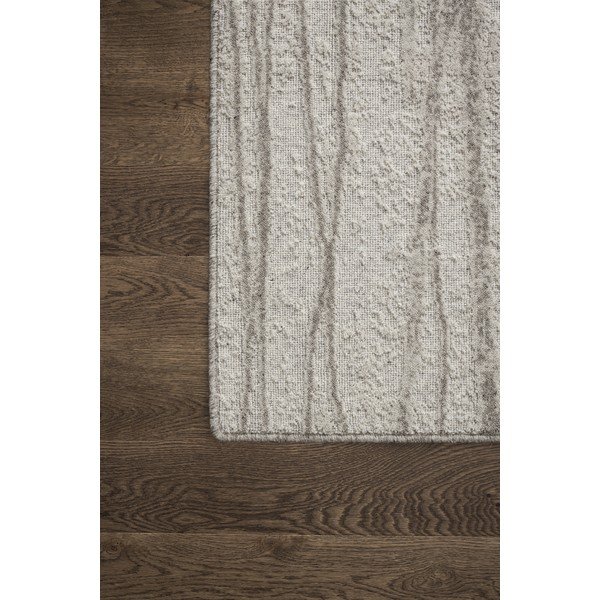 Világosszürke gyapjú szőnyeg 200x300 cm Tejat – Agnella-image-2