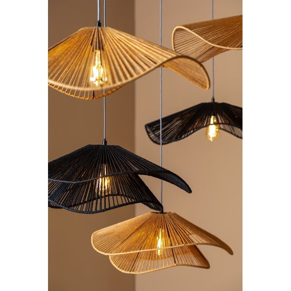 Aranyszínű függőlámpa papír zsinór búrával ø 62 cm  Sombra  – Leitmotiv-image-4