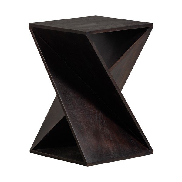 Akácfa tárolóasztal 41x41 cm Ikem – WOOOD-image-3