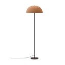 Terrakotta színű állólámpa fém búrával (magasság 140 cm) Nibla – Kave Home