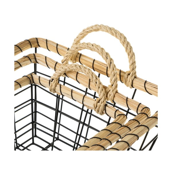 Fém drót kosár készlet 6 db-os - Casa Selección-image-1