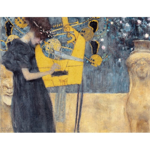 Music másolat, 90 x 70 cm - Gustav Klimt