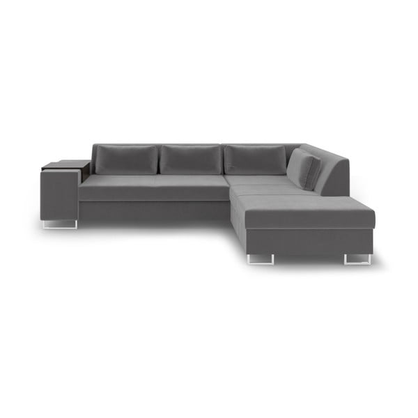 San Antonio szürke kinyitható kanapé, jobb oldali - Cosmopolitan Design