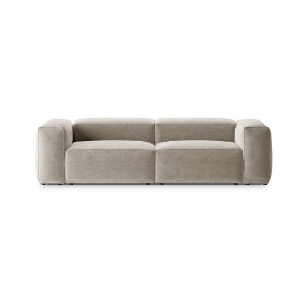 Bézs kanapé 264 cm Bergamo – Cosmopolitan Design