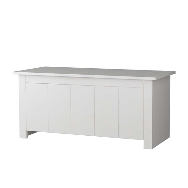 Fehér borovi fenyő tárolóláda 100x45 cm Bertram – Støraa-image-2