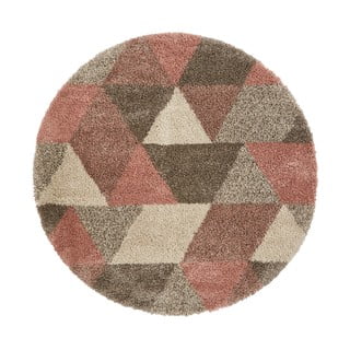 Royal Nomadic Rose Triangle szőnyeg, ø 160 cm - Think Rugs