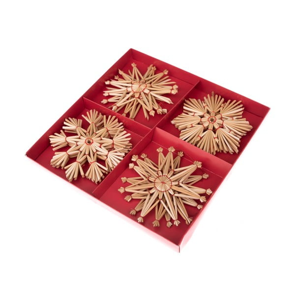 Szalma karácsonyfadísz készlet 12 db-os – Dakls