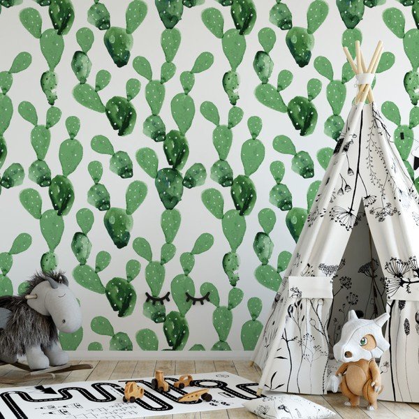 Cactus tapéta, 50 x 280 cm - Dekornik-image-3