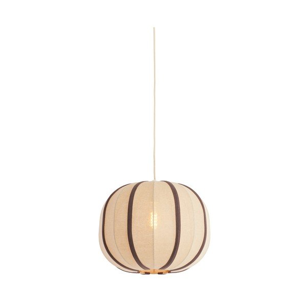 Krémszínű függőlámpa textil búrával Esmiria – Light & Living-image-2