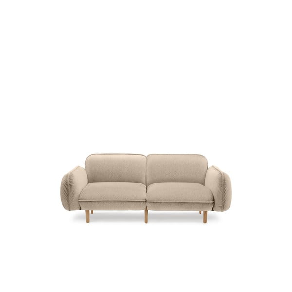 Bézs buklé kanapé 188 cm Bean – EMKO