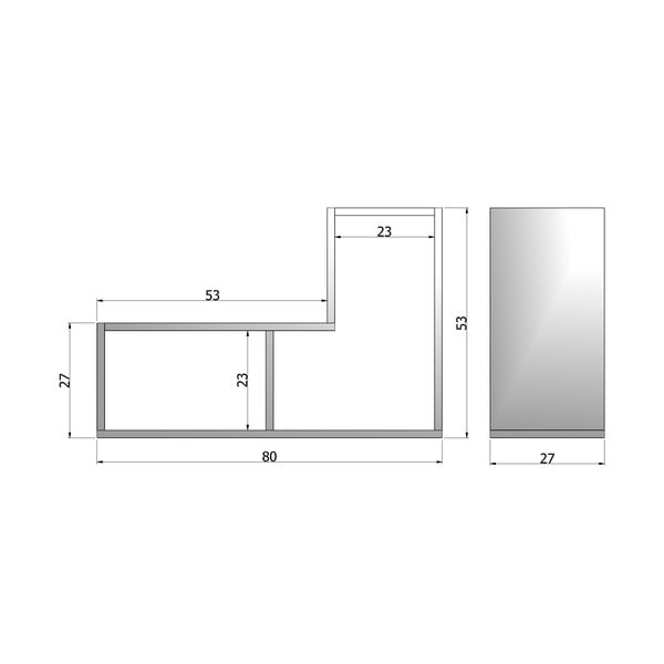 Tetris fehér polc - WOOOD-image-2
