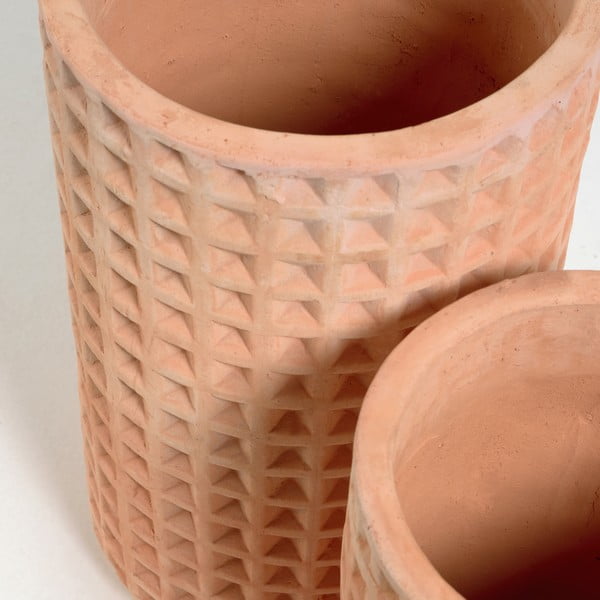 Celi 2 db terrakotta virágcserép - Kave Home-image-4