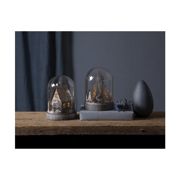 Barna karácsonyi fénydekoráció ø 12,5 cm Kupol – Star Trading-image-2