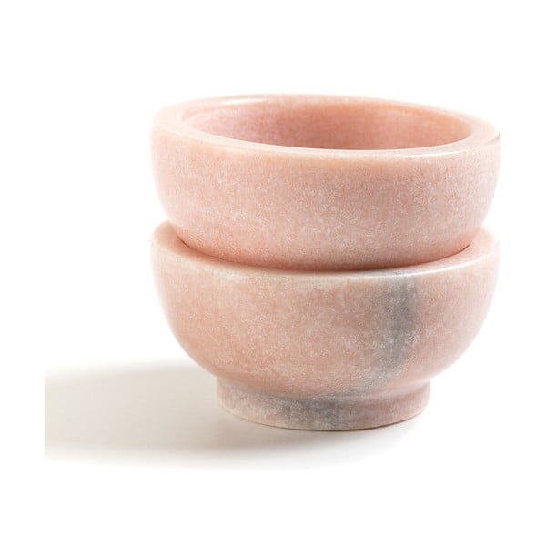 Callhan 2 db-os rózsaszín tálka készlet - Kave Home-image-1