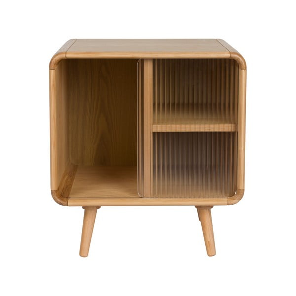 Tömörfa tárolóasztal 40x50 cm Rise – Zuiver