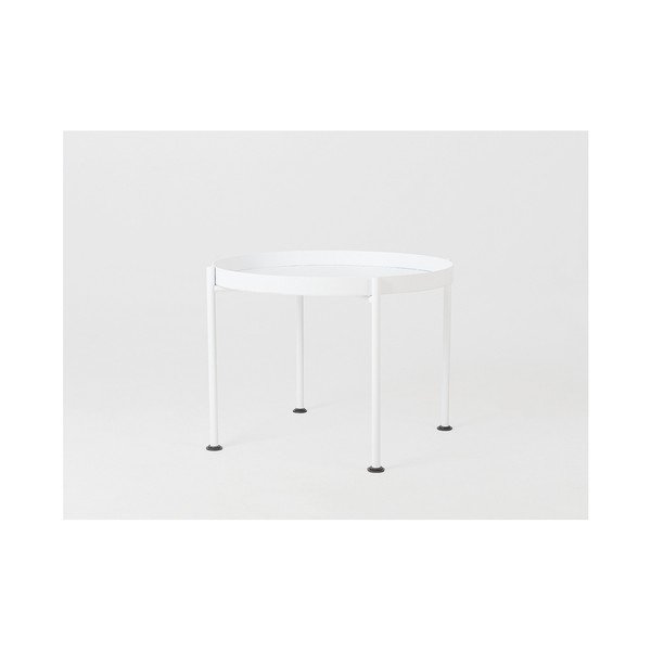 Hanna fehér tárolóasztal, ⌀ 60 cm - Custom Form-image-1