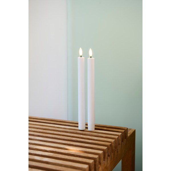 LED gyertya szett 2 db-os (magasság 25 cm) Sille Tall Rechargeable – Sirius-image-3