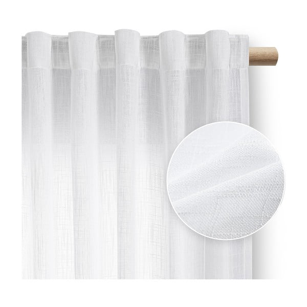 Fehér függöny 140x270 cm Valeta – Restilo