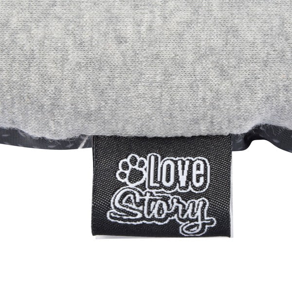 Szürke fekhely kutyáknak 40x55 cm – Love Story-image-3