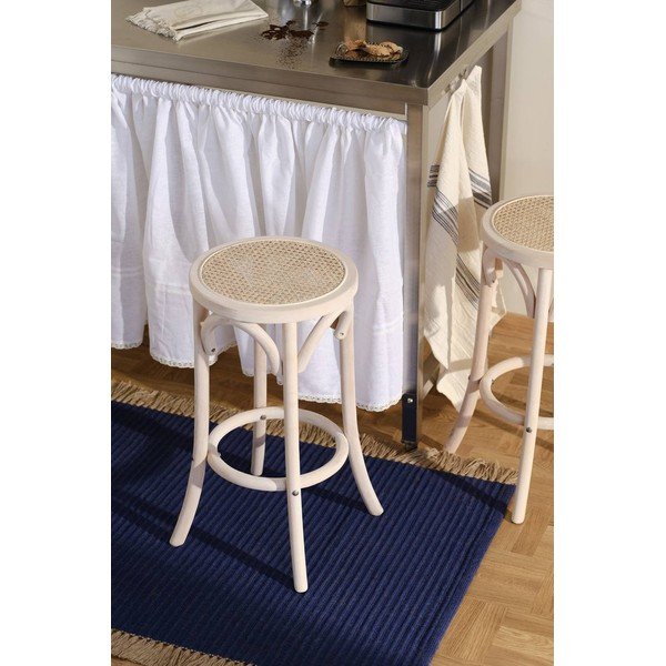 Natúr színű rattan bárszék szett 2 db-os (ülésmagasság 65,5 cm) Koster – Jotex-image-1