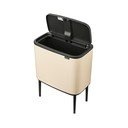 Bézs acél érintésre nyíló szemetes 36 l Bo Touch Bin – Brabantia