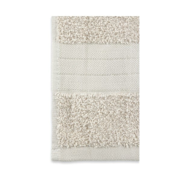 Bézs frottír pamut törölköző szett 4 db-os 50x100 cm – Good Morning-image-3