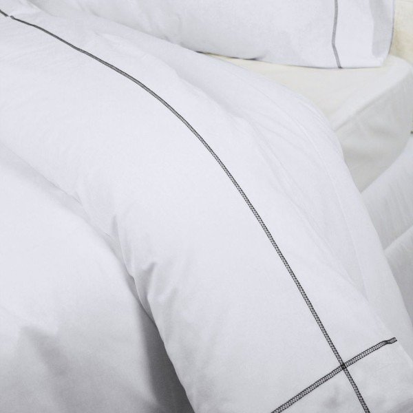 Basic Black pamut paplanhuzat, 200 x 200 cm - Happy Friday-image-2