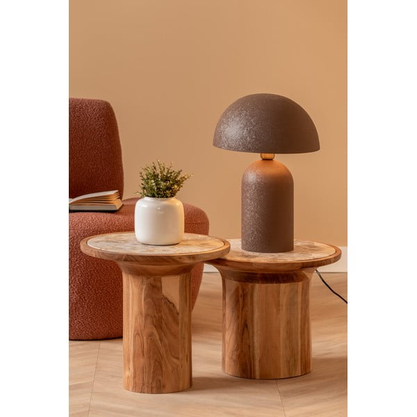 Mangófa kerek tárolóasztal ø 40 cm Tubo – Leitmotiv-image-4