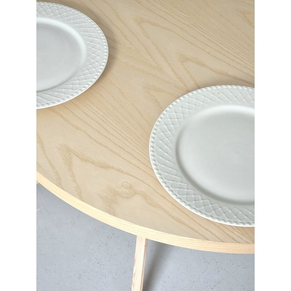 Kőrisfa étkezőasztal 90x90 cm Jubi – Ragaba-image-4