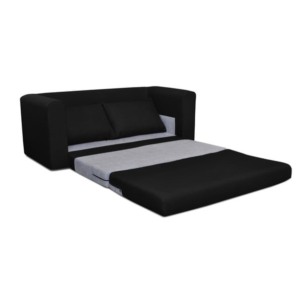 Honolulu fekete kinyitható kanapé - Cosmopolitan design-image-2