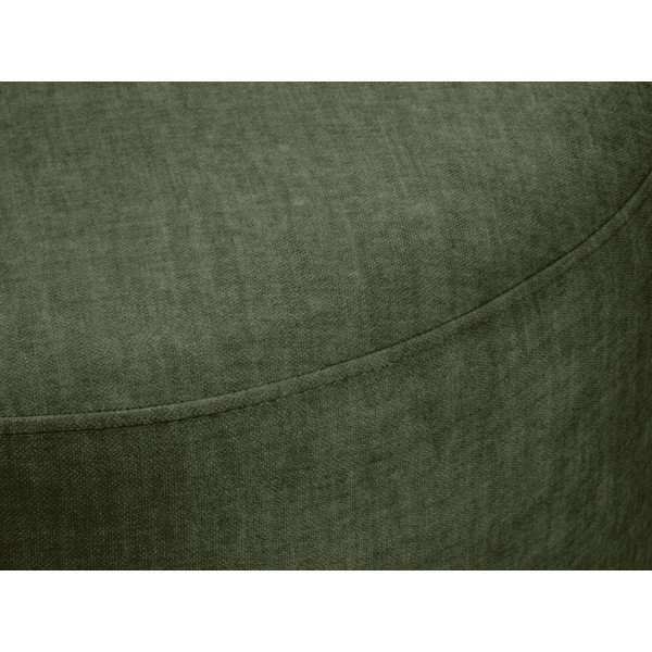 Debbie zöld bársony puff, ø 68 cm - Mazzini Sofas-image-1
