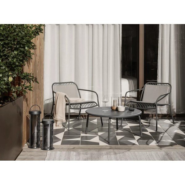 Fém kerek kerti dohányzóasztal ø 80 cm Yua – Blomus-image-1