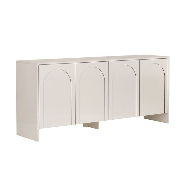 Krémszínű komód 180x80x45 cm Arlen  – Kalune Design
