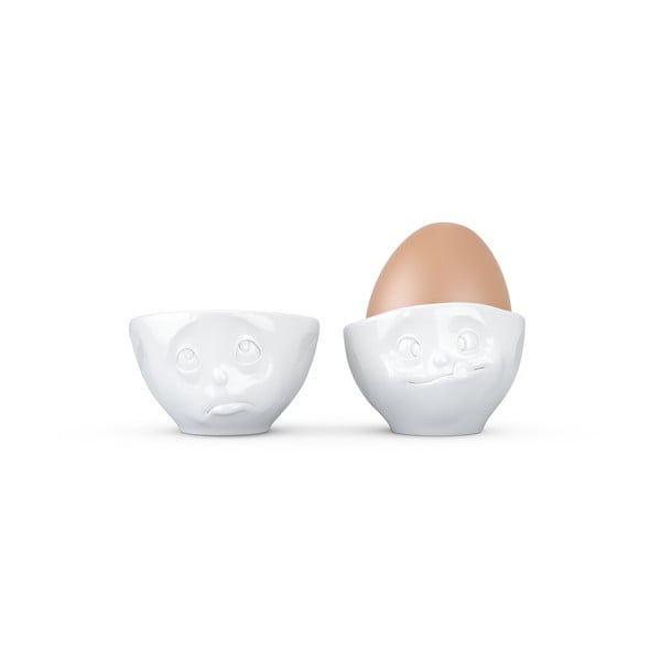 'Oh Please' 2 db fehér porcelán tojástartó, 100 ml - 58products-image-1