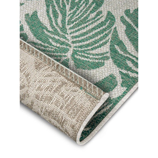 Monstera zöld-bézs kültéri szőnyeg, 140 x 200 cm - NORTHRUGS-image-4