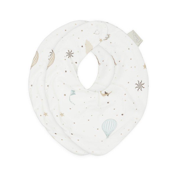 Elefántcsont színű bio pamut előke szett 2 db-os Dreamland – Cam Cam Copenhagen