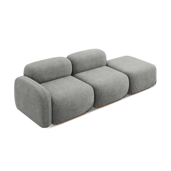 Szürke buklé moduláris heverő (jobb oldali) Ailani – Makamii-image-3