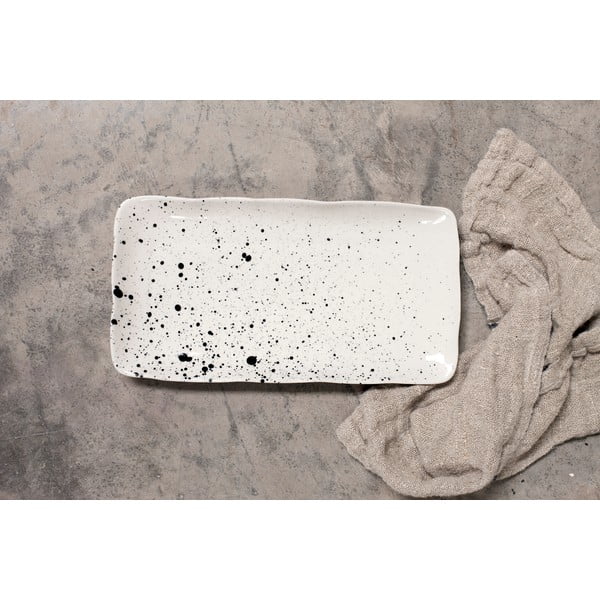 Ama agyagkerámia tálaló tálca, 30 x 16 cm - Nkuku-image-1